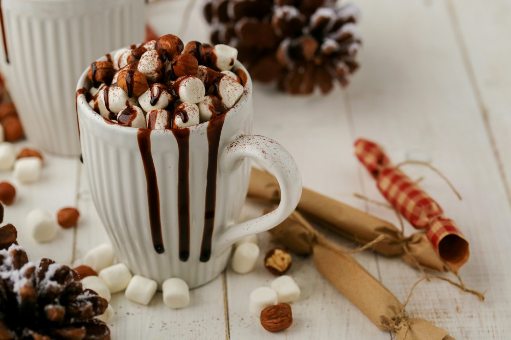 14 горячий шоколад с маршмеллоу