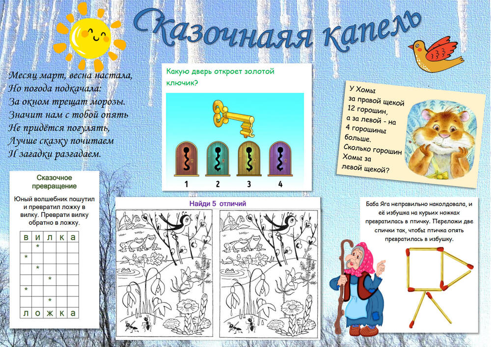 сказочная капель