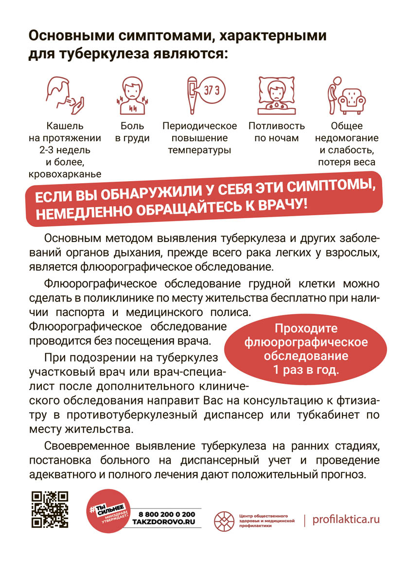 п 1 флаер профилактика туберкулеза взрослые 2