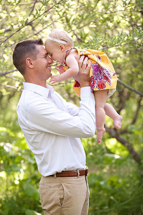 папа с дочкой